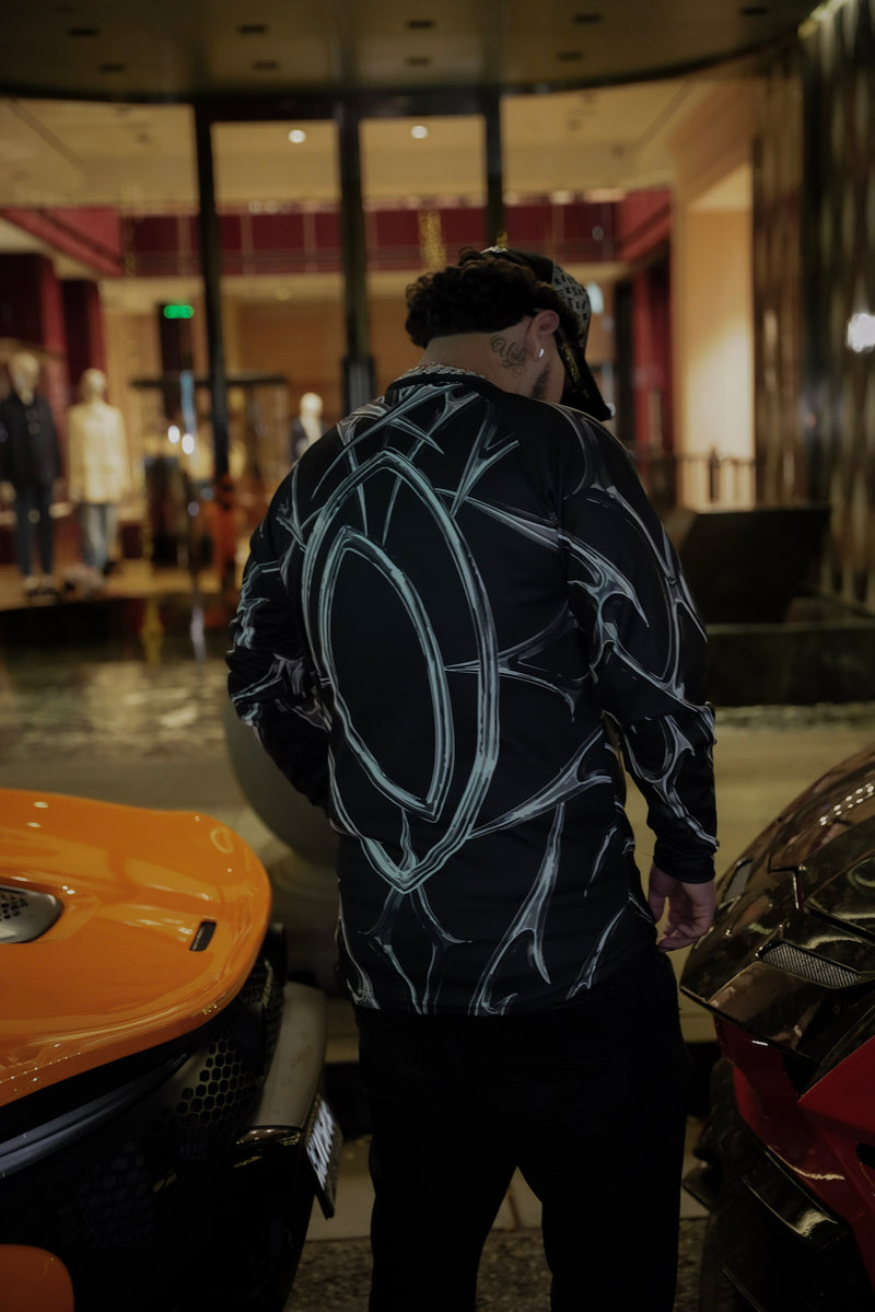 METALLIC MOTO JERSEY